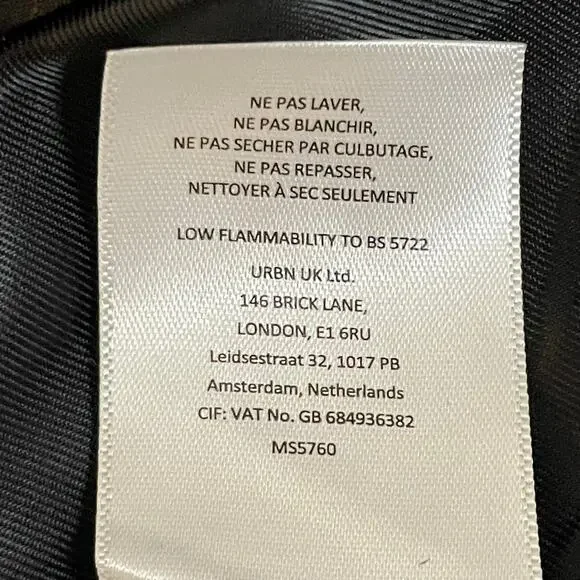 Anthropologie Mare Mare Sequin Tweed Coat Plaid Women’s M Black White New - Picture 13 of 16